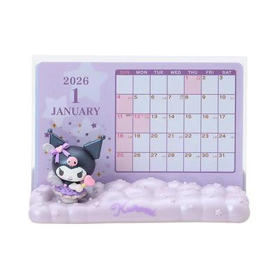 Sanrio KUROMI Calendar with Mascot Japan NEW Sanrio Characters