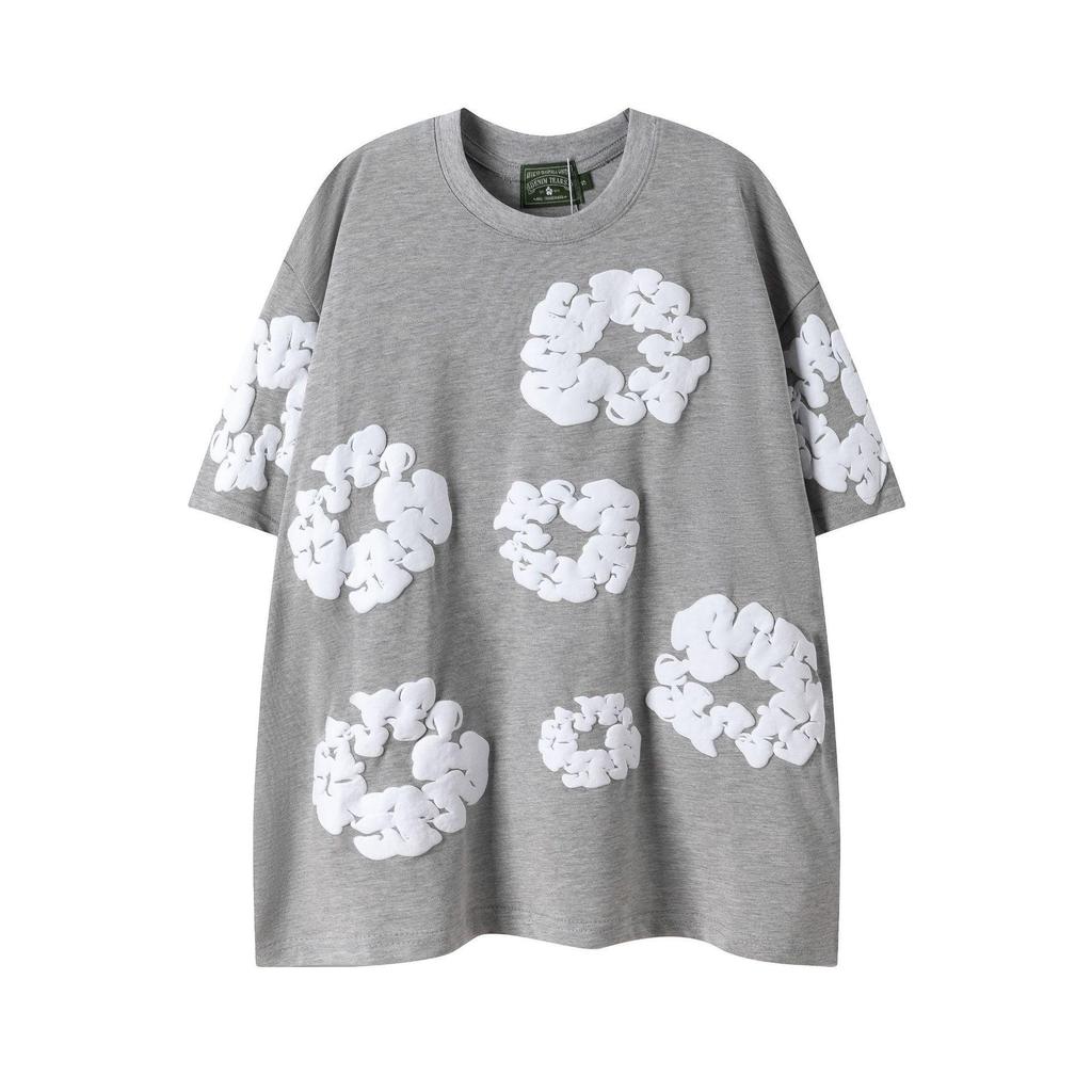 Fleece-Lined Denim Tears Hoodie & Sweatpants Set Inspired by Kanye's Style