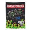 Monster Jam Grave Digger Truck Blanket Cover Wool Throw Blanket Home Couch Printed Soft Warm Bedsprea