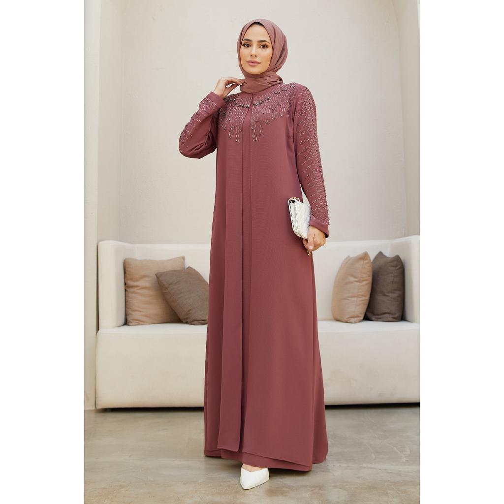 Serra-Abendkleid in großen Größen – Indigo