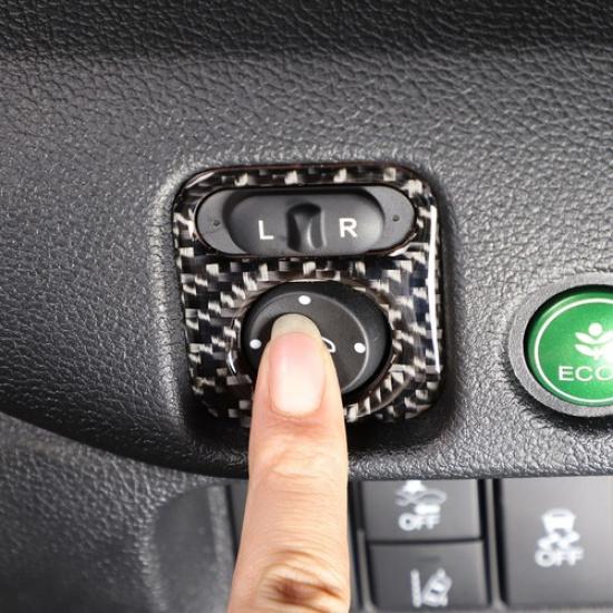 For Honda Pilot 16-22 Rearview Mirror Adjustment Switch Button Sticker Trim
