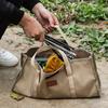 Geantă de depozitare cu mâner pentru cuie de cort de exterior Impermeabilă Accesorii pentru cort de drumeție, vânătoare, camping Cuie de cort Organizator Husă cu frânghii rezistente la vânt