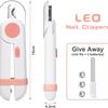 Dog Cat Pet Nail Clippers, Dog Nail Clippers and Trimmers with Safety Shield and LED Lights, Pet Toenail Clippers for Large, Medium and Small Pets,