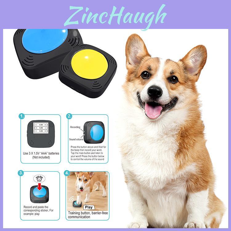 Pet Training Voice Recording Communication Dog Buttons Set For Teaching Your Pet To Speak