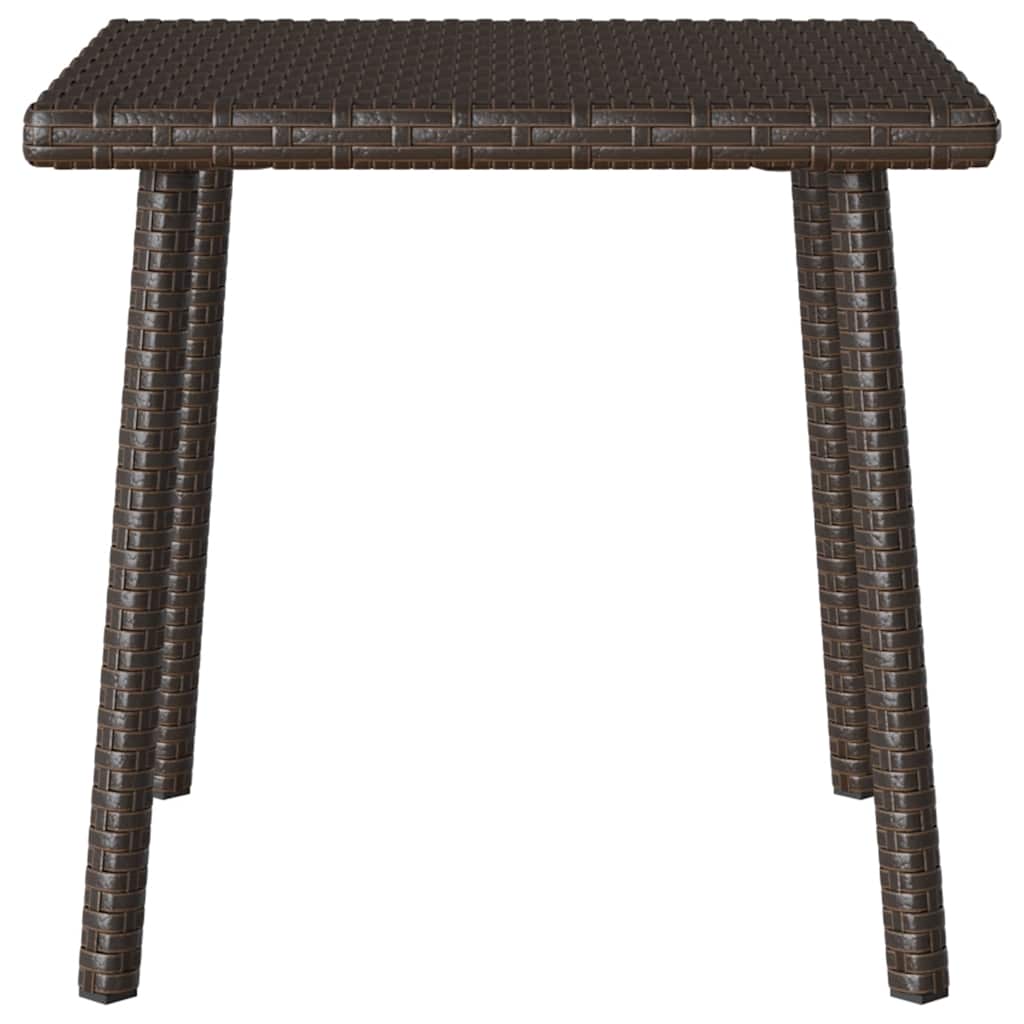 Brown Rectangular Garden Coffee Table 40X40X37 Cm