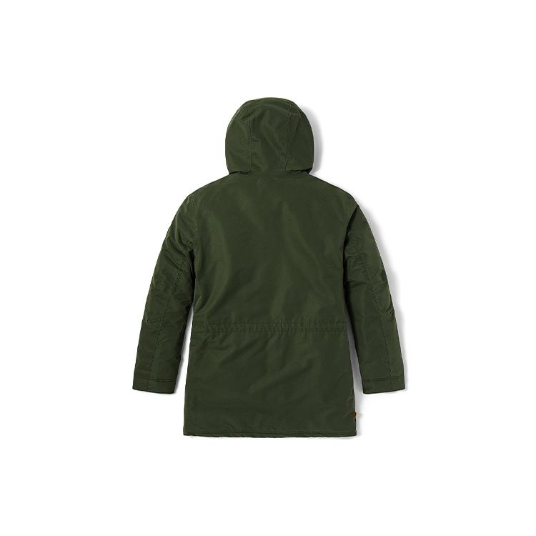 Timberland Puffer Jackets Men's Luggage Bag Green Hooded Thickened (Unisex) Puffer Jackets A4392 U31