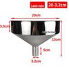 Large Stainless Steel Non-Magnetic Fueling Funnel for Industrial Tanks