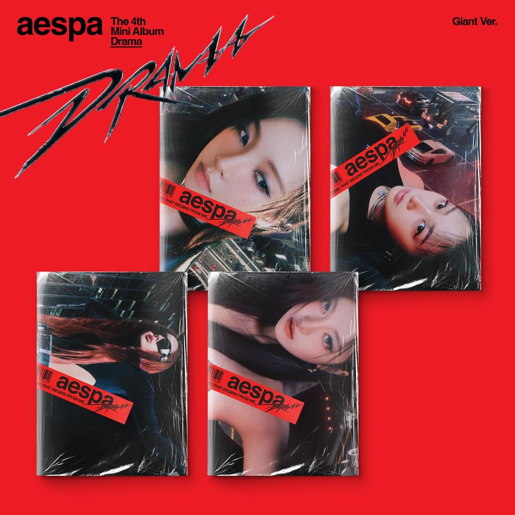 Aespa 4. Mini-Album 'Drama' (Giant Ver.)" (Koreanische Ausgabe)