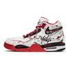 Nike Flight Legacy Crack Coverage Support Height Increasing High top Vintage Basketball Shoes Men's Red White BQ4212-100(Team861-)