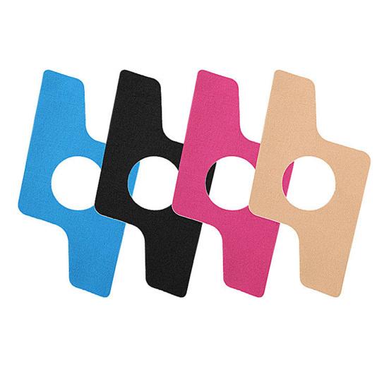10 Pcs Pre Cut Kinesiology Tape for Knee Waterproof Knee Support Tape Elastic Cotton Athletic Tape for Joint Support Muscle Pain Relief
