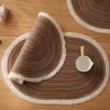 Set of 4 Oval Placemats Heat-resistant Table Mats Washable Non-slip Dining Table Mats Decoração Para Cozinha Utensílios Coasters