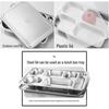 Shengjia 304 Stainless Steel Deep Four-Compartment Divided Meal Tray