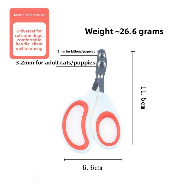 Cat Nail Clippers, Universal Nail Clippers for Cats and Dogs, Nail Sharpener for Kittens and Puppies, Nail Clipper Magic Tool for Pets
