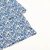 Summer Women Floral Print High Waist Dress with Bow Detail V Neck Short Sleeve