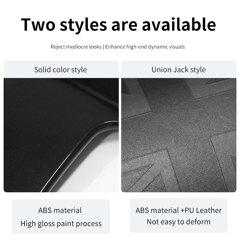 Car Dashboard Decorative Shell Leather Sticker For Mini Cooper F55 F56 F57 - Car Styling Accessories Only Left handdrive