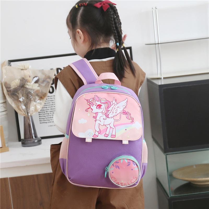 New Schoolbag Primary School Students First Grade Cartoon Cute Backpack Men's Casual Backpack