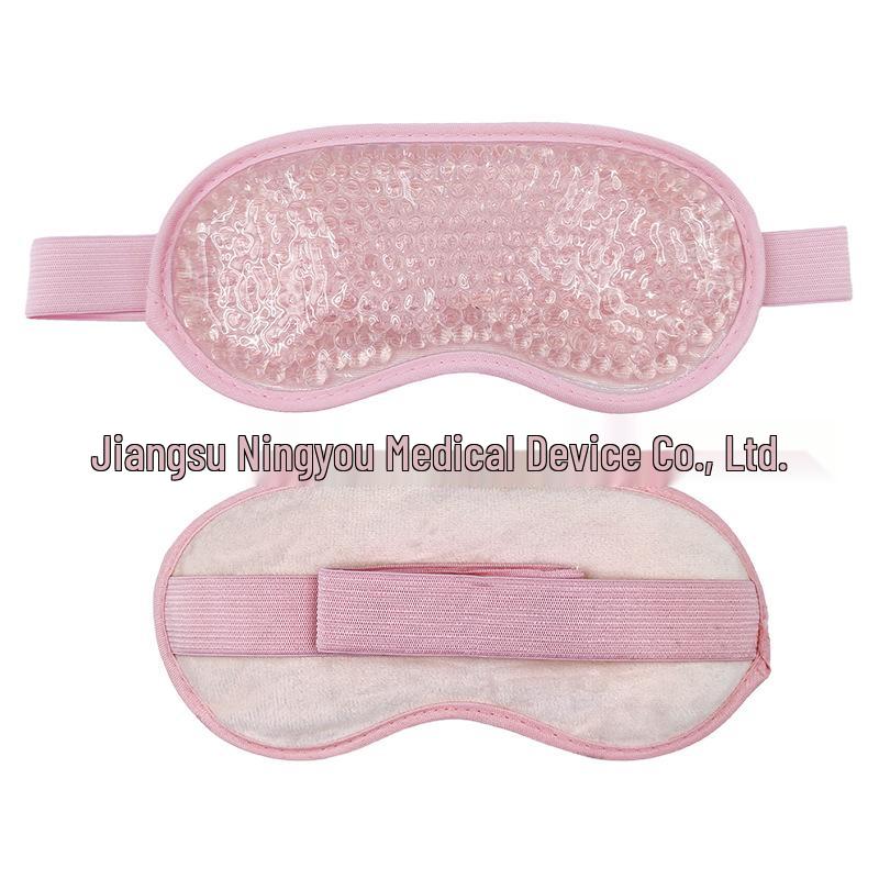 Cooling/Warming PVC Plush Eye Mask with Ice Gel
