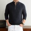 Pierre Cardin Men's Half-Zip Wool Blend Knit Sweater