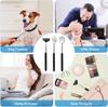3 Pack Different Back Scratcher Metal Portable Telescoping with PVC Rubber Handles, Extendable Back Massager Tool with