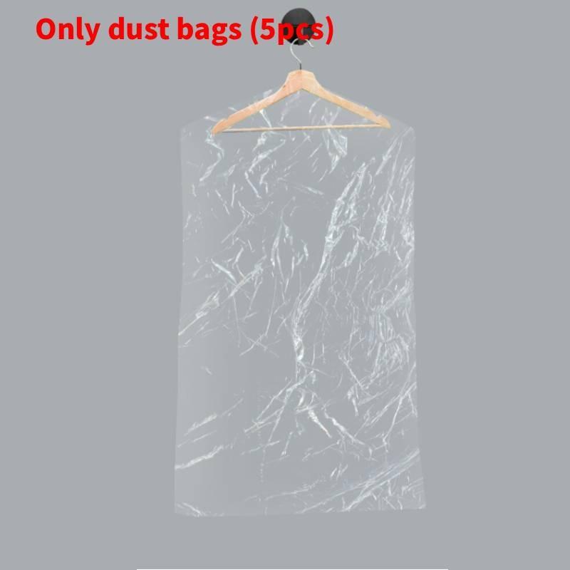 Dust 5pcs Transparent Cover Clothing With Plastic Material Suitable Use Daily