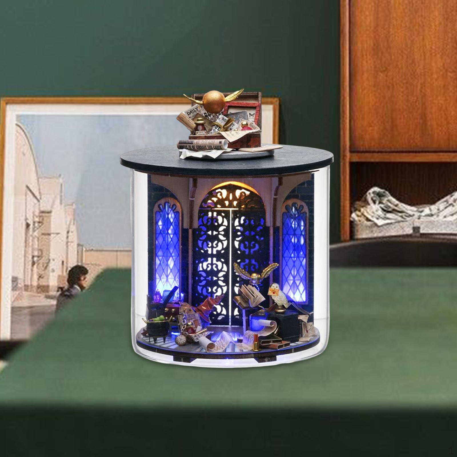 

Миниатюрный кукольный домик своими руками, набор «Бутылка мечты», 3D-строительная головоломка, ручная работа, крошечный дом, модель куклы Style F