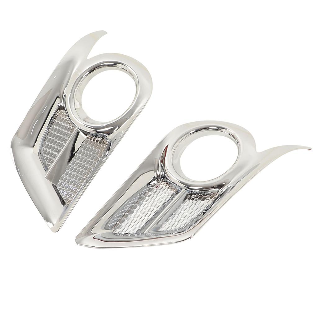 2PCS Front Fog Light Frame Sticker Exterior Decoration Replacement for Hilux Vigo Champ 2012