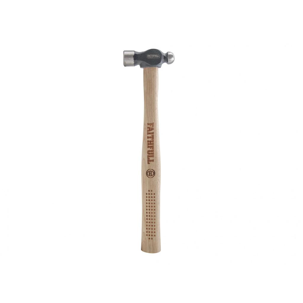 Faithfull Ball Pein Hammer, Fsc Hickory Handle