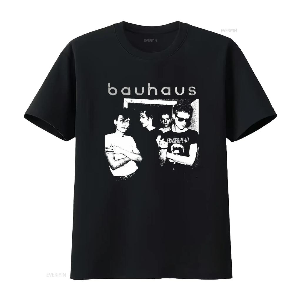 Bauhaus Band T Shirt Black All Sizes S To 5xl Jn357 Vintage Designer Clothes Graphic Unisex Breathable Casual Soft