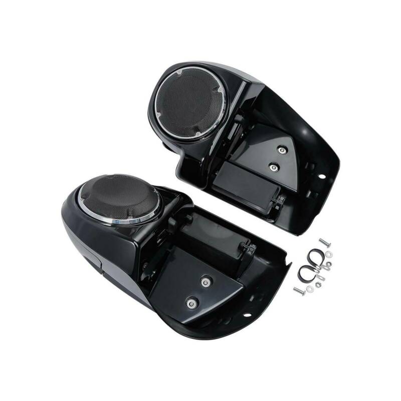 Motorcycle Lower Vented Fairing 6.5" Speaker Box Pod For Harley Touring Electra Glide FLHTK FLHX FLTRX 2014-2024