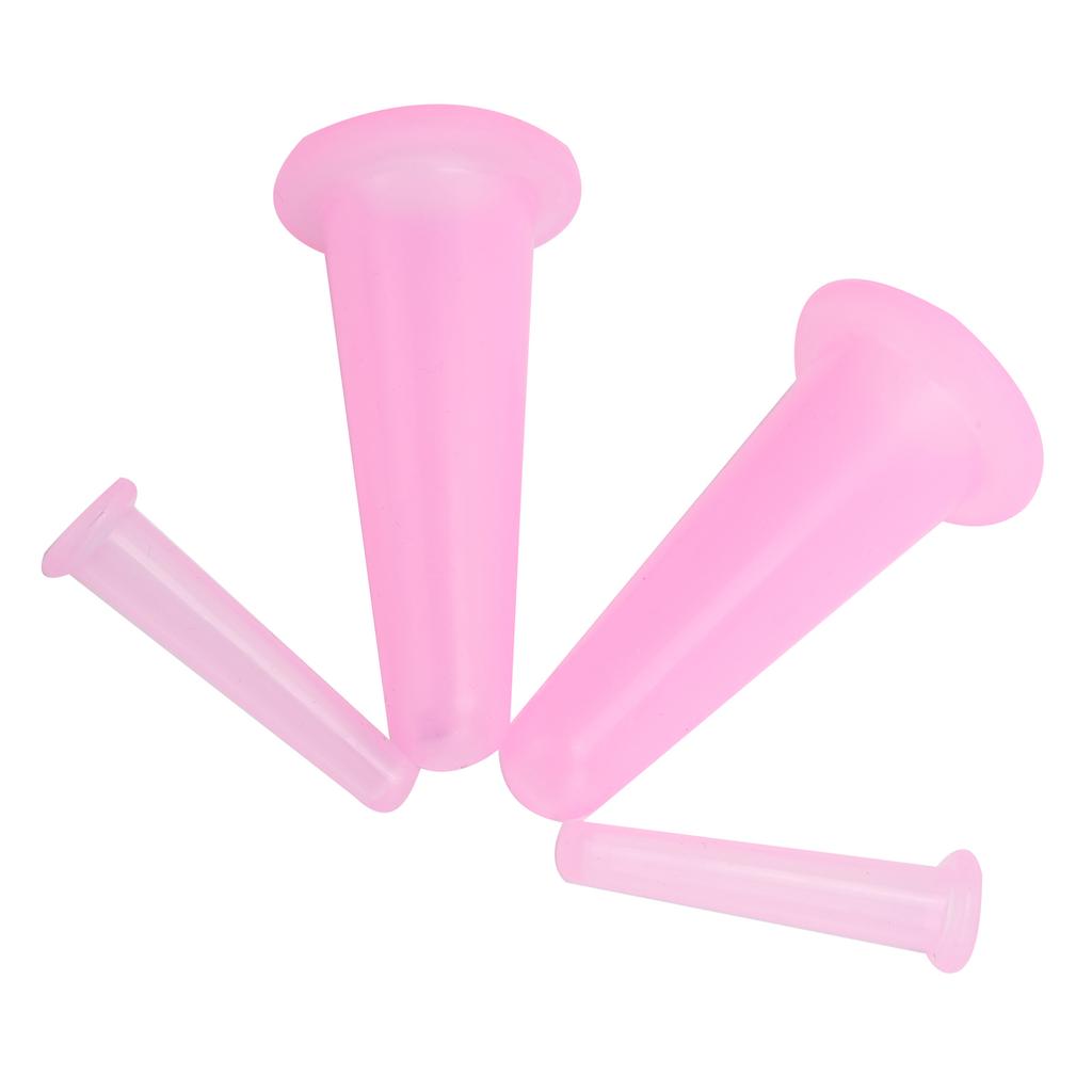 4Pcs Silicone Massage Cup Moisture Absorption Jar Face Cupping Cup Body Health Care