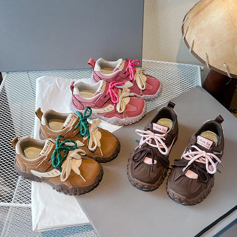 Children's Sports Shoes Single Shoes Spring and Autumn Sports Shoes 2025 New Casual Shoes Girls Running Shoes Boys Forrest Gump Shoes