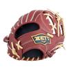 ZETT Neo Status Youth Softball Kenta Imamiya for Second and Bordeaux Brown x Pastel Size M heights BJG702600N Glove, Style, Shortstop, Right-Handed