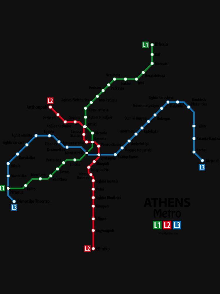 Metro ATHENS Metro Network Essential T-Shirt