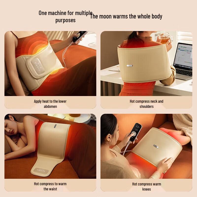 USB Heated Relief Belt with Salt Compress