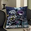M-Murder Drones Cushion Cover Decorative Pillow Sofa Home Decor Case Pillow Cases