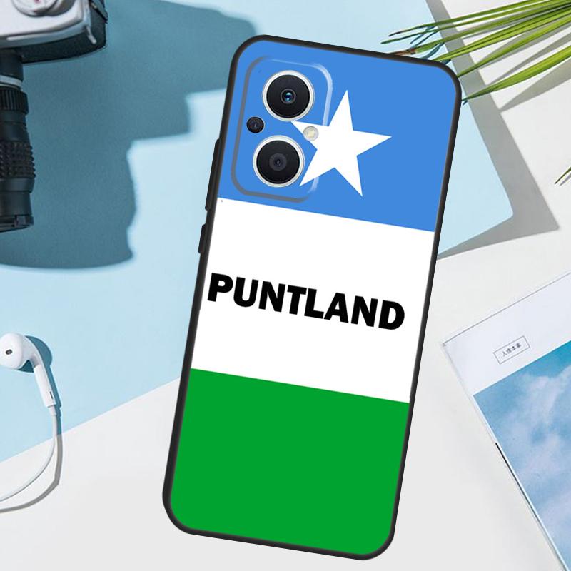 Puntland State Somali Flag Cover For OPPO Reno 12 F 13F 14F 11F 10 11 13 14 Pro 7 8 Lite OPPO Find X9 X5 X6 X8 Pro Case