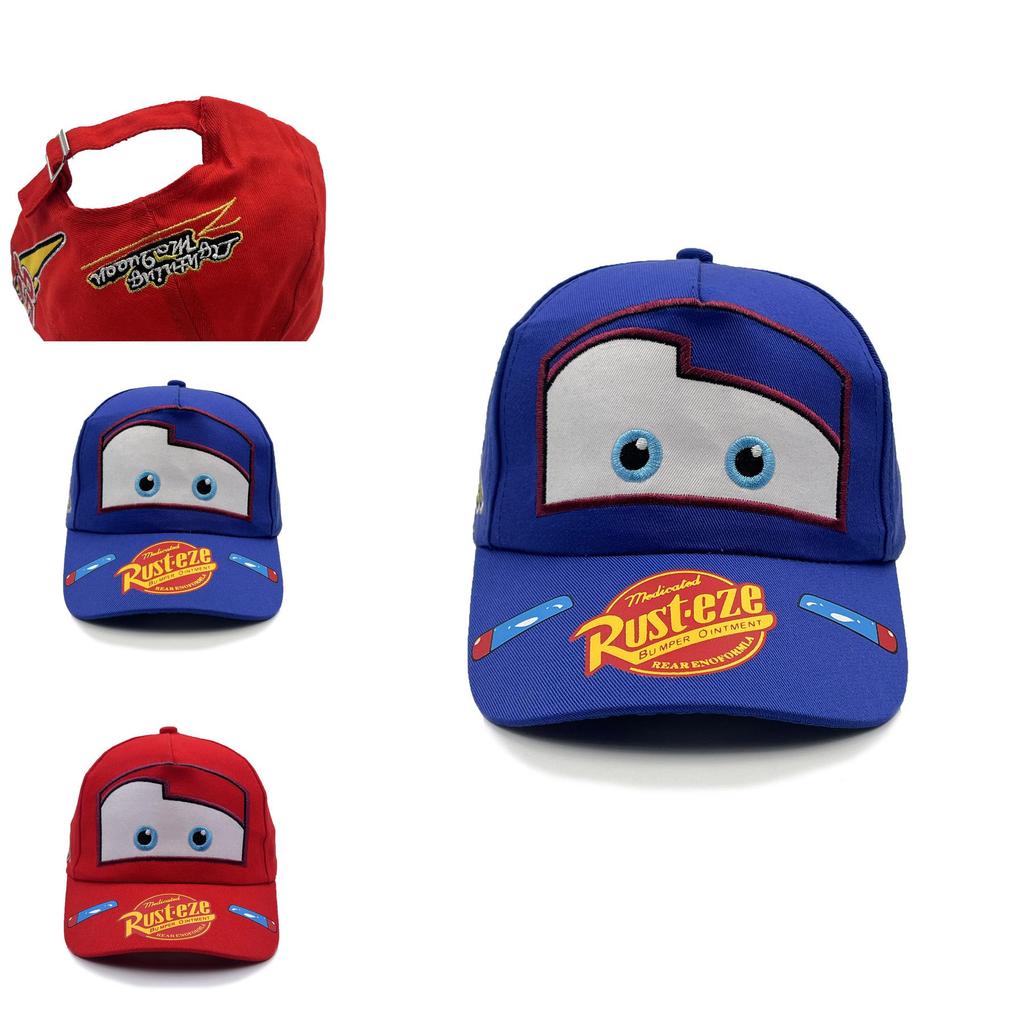 Cartoon Cars Pattern Kids Baseball Cap With Sun Protection And Breathable Cotton For Summer Outdoor Play