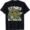 Regenbogen Strass Ananas Print T-Shirt