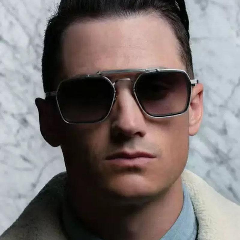 Classic Metal Fashion Square Sunglasses For Men Male Women Luxury Brand Design Vintage Popular Outdoor Driving Sun Glasses Uv400