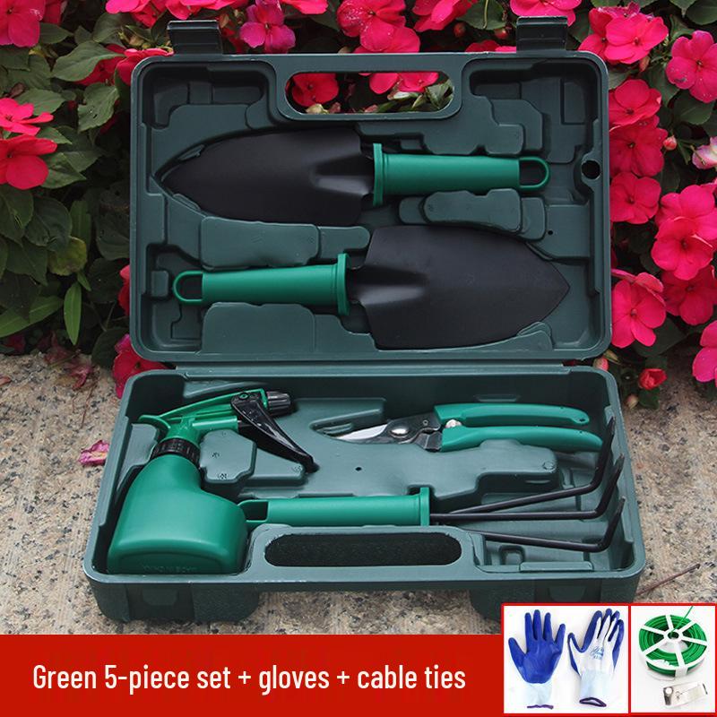 Three-Piece Gardening Tool Set: Mini Shovel Kit for Planting, Bonsai, and Potted Flowers