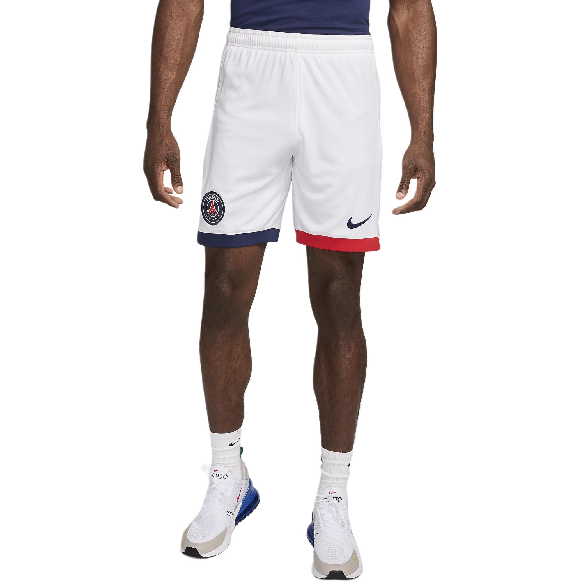 

Nike Paris Saint-Germain Dri-Fit Stadium Away Logo Outdoor Casual Sports Elastic Waist Football Pants Men bottoms White FZ1536-100 XXL