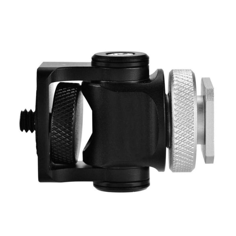 Mini Hot Shoe Stand Snails Tripods Mount for DSLR Cameras Featuring Adjustable Damping for Enhanceds Stability
