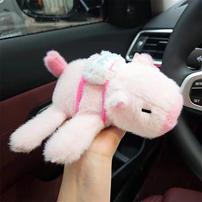 Kawaii Funny Capybara Plush Clap Circle Hand Ring For Women Girls Cartoon Cute Capybara Wristband Bracelet Children Gifts