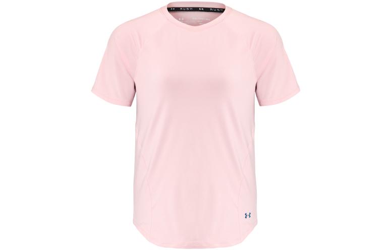 Женская футболка Under Armour с рукавами реглан, розовая, 1368178-676 S