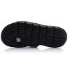Li Ning Rubber Sole Slide Slippers Men's Black AGAP009-3
