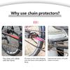 Bicycle Chain Protector Black Cycling Frame Chain Stay Posted Protector Chain Care Guard Cover Bike Accessories