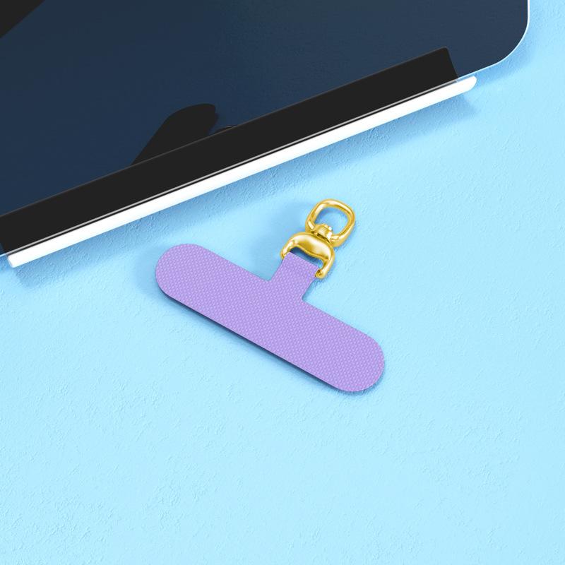 360 Degree Rotating Mobile Phone Lanyard Gasket Cloth Connecting Piece Mobile Phone Case Chain Metal Hanging Piece Card with Buckle Clip