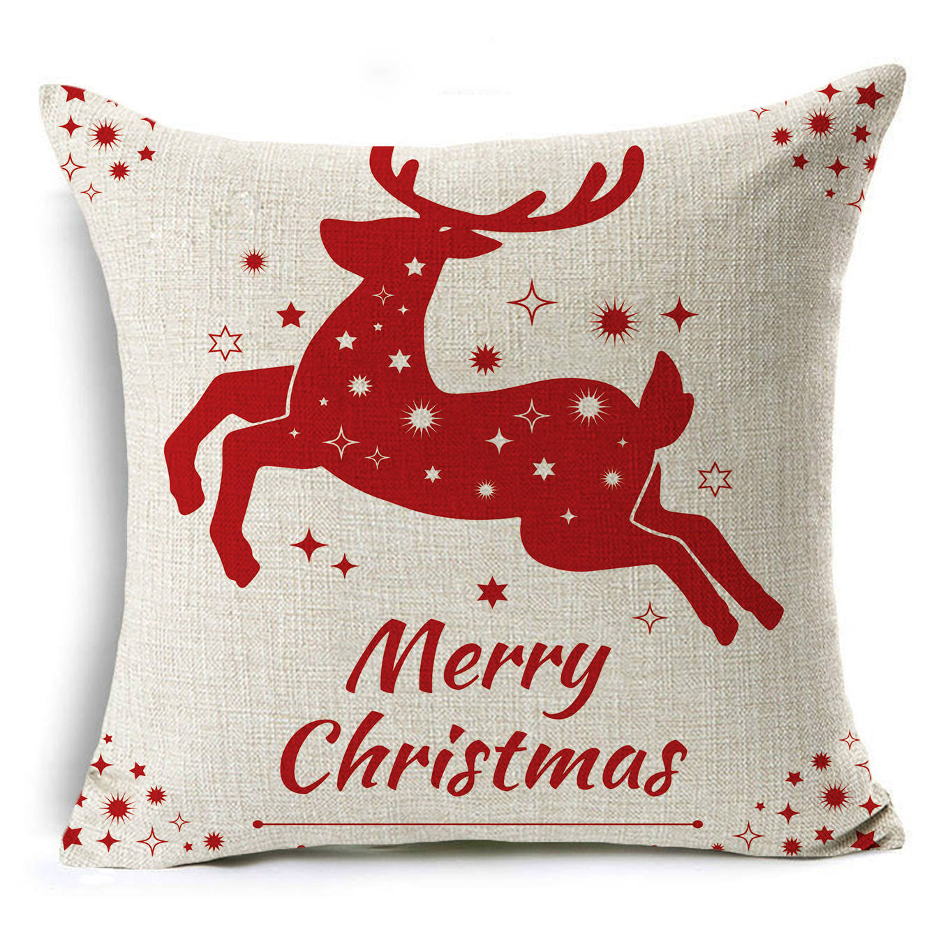 Рождественская наволочка простое льняное украшение с надписью Рождественский подарок наволочка подходит для автомобильного дивана наволочка 45 см 45 см 40x40cm 544₽