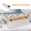 Fast-Heating Aluminum Loaf Pan with Slide Lid Non-Stick Toast Mold for Uniform Baking Bread Loaf Pan Kitchen Bakery Tool