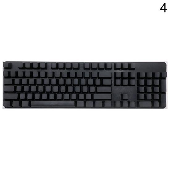 108 ks PBT neprůhledných krytek kláves Náhradní bez písmen pro mechanickou klávesnici